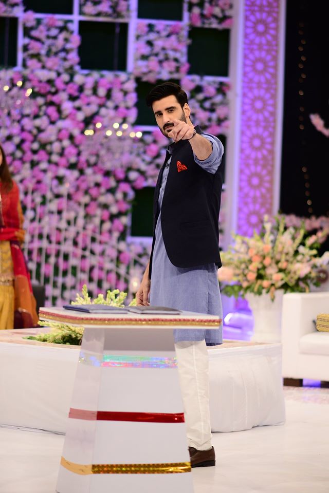 Hina Altaf and Agha Ali Pictures From Good Morning Pakistan