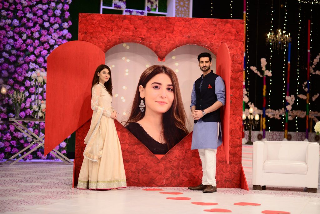 Hina Altaf and Agha Ali Pictures From Good Morning Pakistan