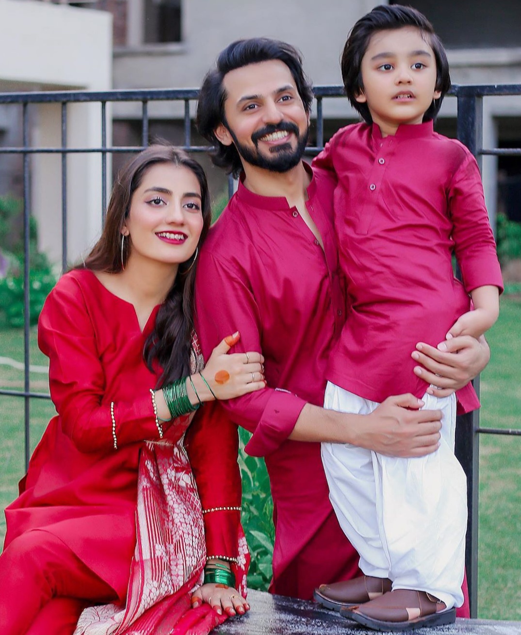 Clicks Of Bilal Qureshi And Uroosa Bilal Celebrating Eid-ul-Adha