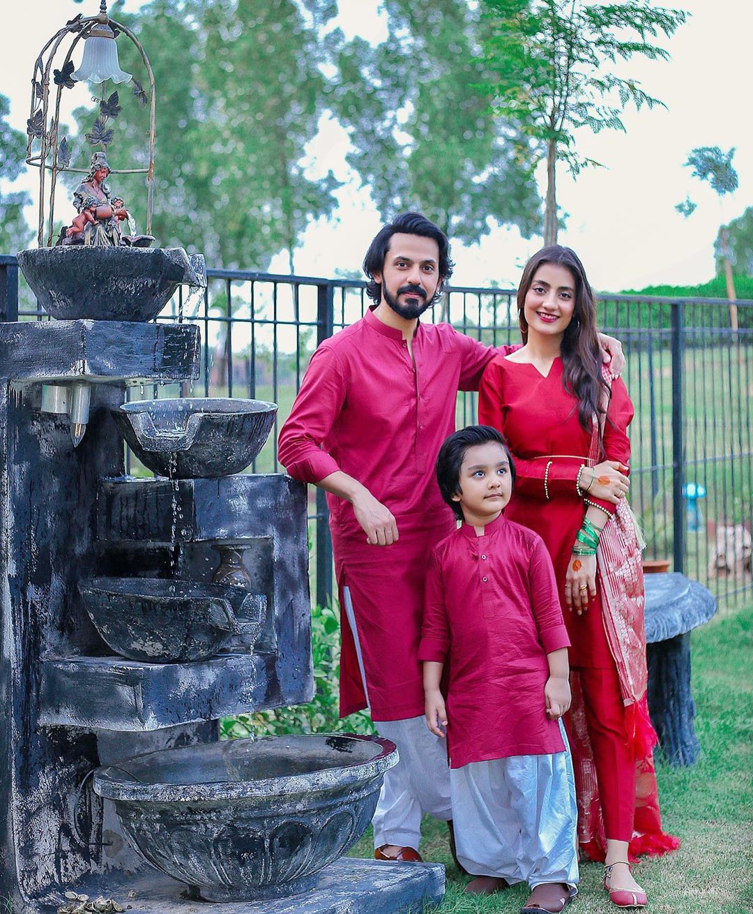 Clicks Of Bilal Qureshi And Uroosa Bilal Celebrating Eid-ul-Adha