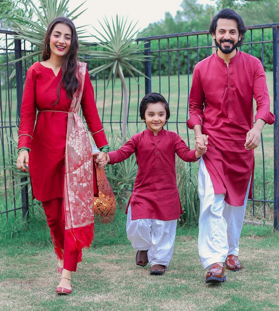 Clicks Of Bilal Qureshi And Uroosa Bilal Celebrating Eid-ul-Adha