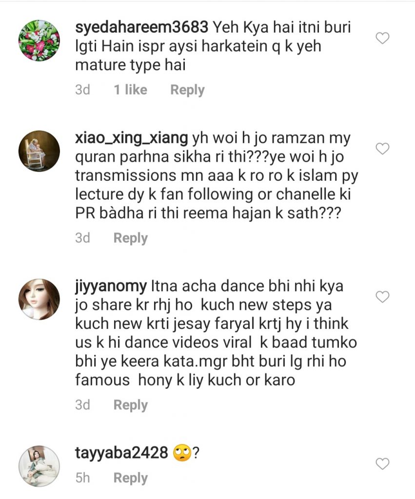 Nimra Khan Doing Conmigoremix Challenge - Public Criticism