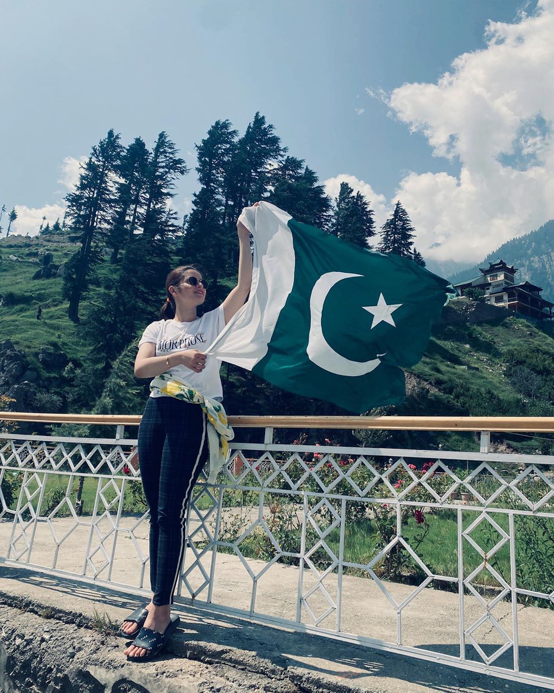 Aiman Khan and Minal Khan in Swat - Latest Pictures