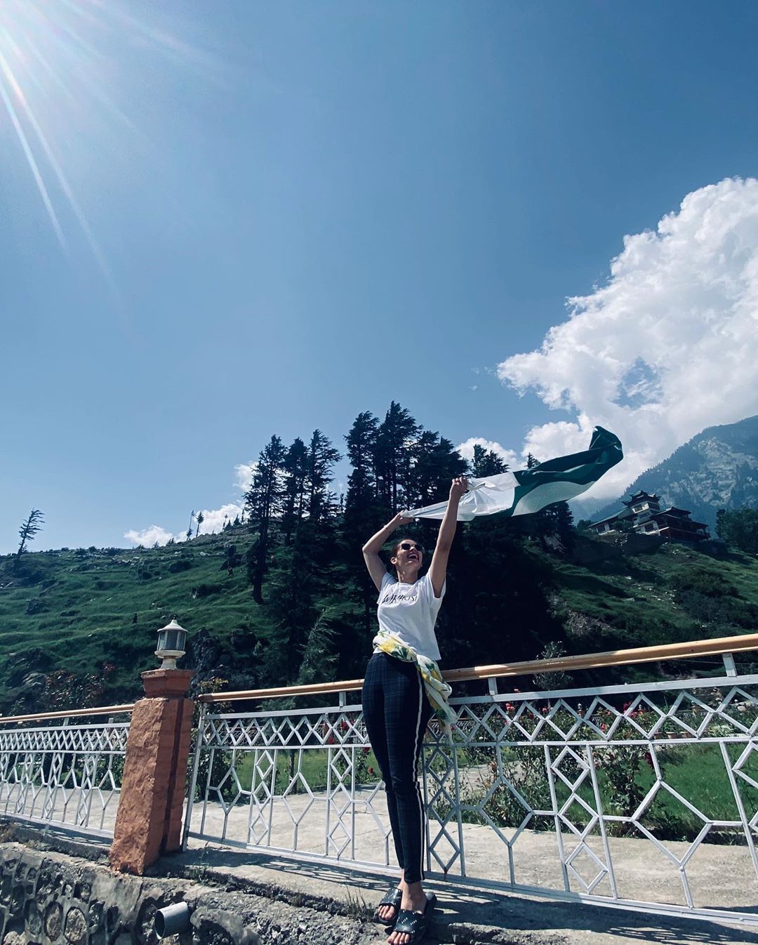 Aiman Khan and Minal Khan in Swat - Latest Pictures