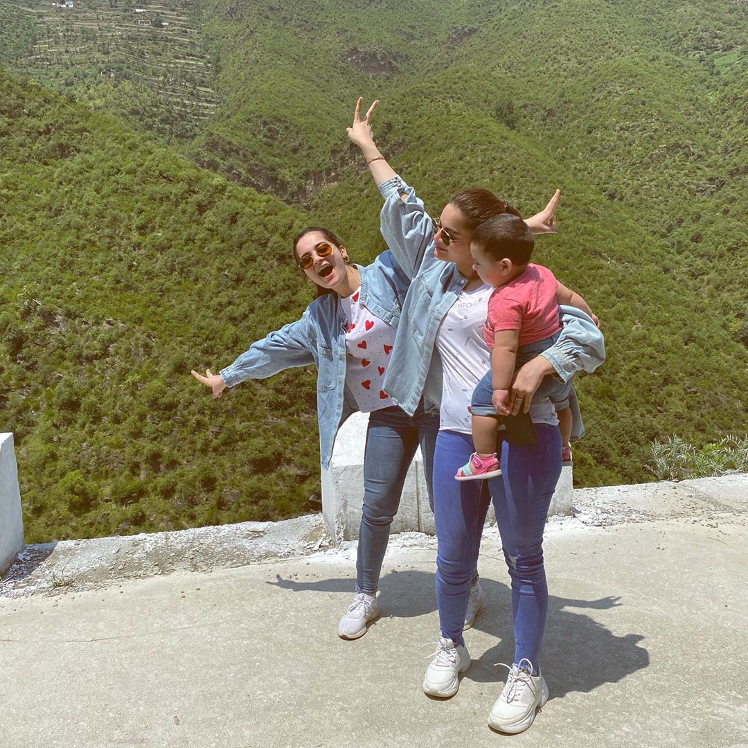 Aiman Khan and Minal Khan in Swat - Latest Pictures