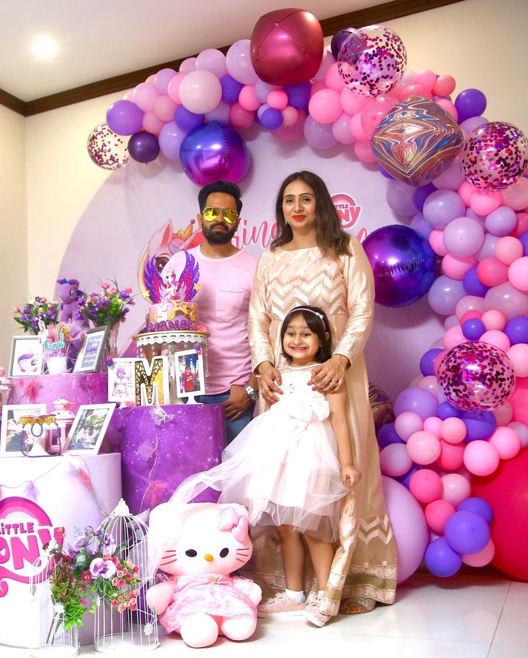 Actor Naveed Raza Daughter 5th Birthday Pictures