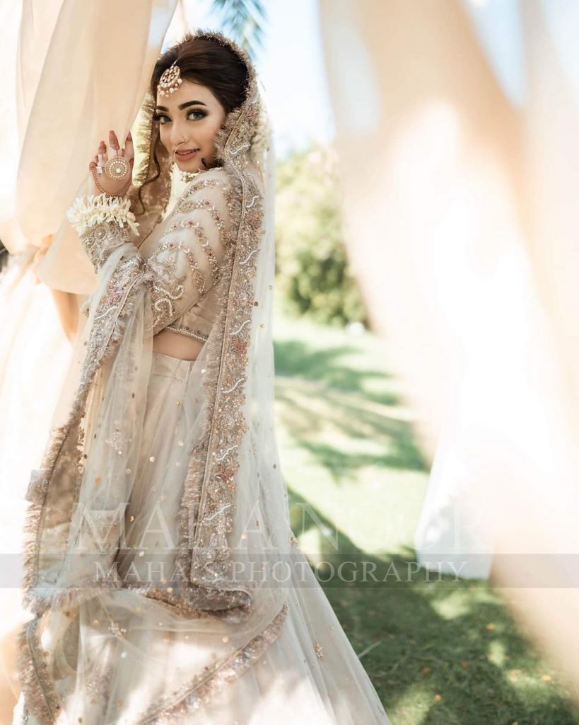 Drama Actress Nawal Saeed Beautiful Bridal Photo Shoot | Reviewit.pk