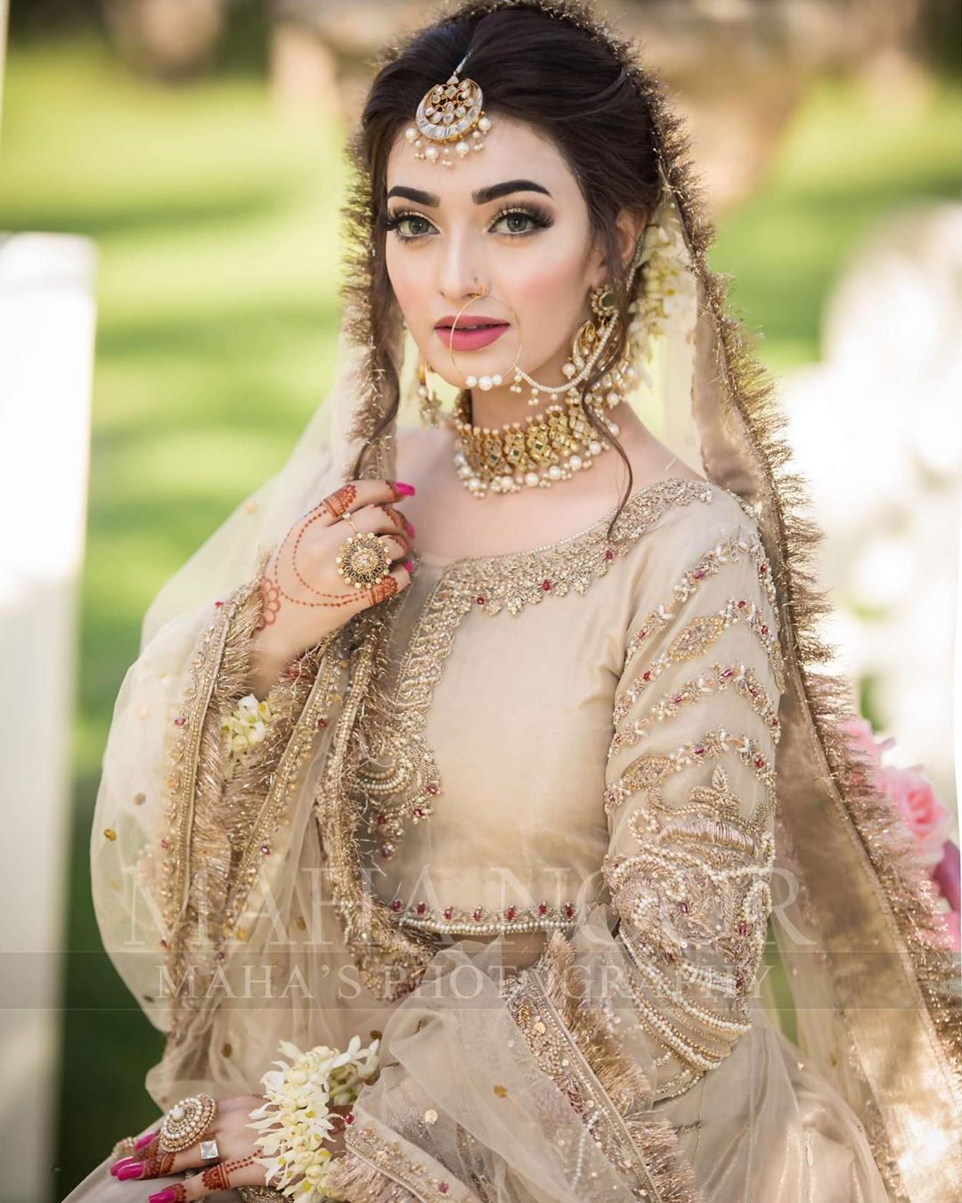 Drama Actress Nawal Saeed Beautiful Bridal Photo Shoot