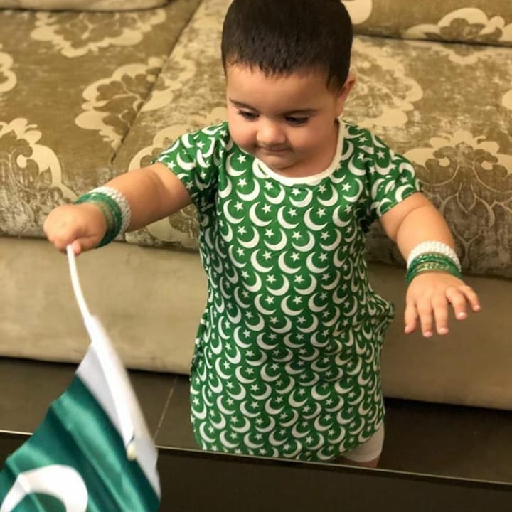 Pakistani Celebrities Pictures from independence Day