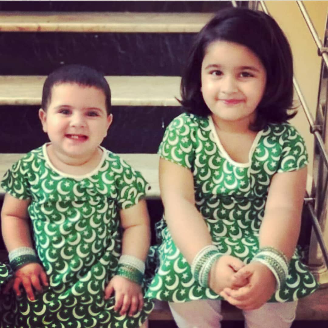 Pakistani Celebrities Pictures from independence Day