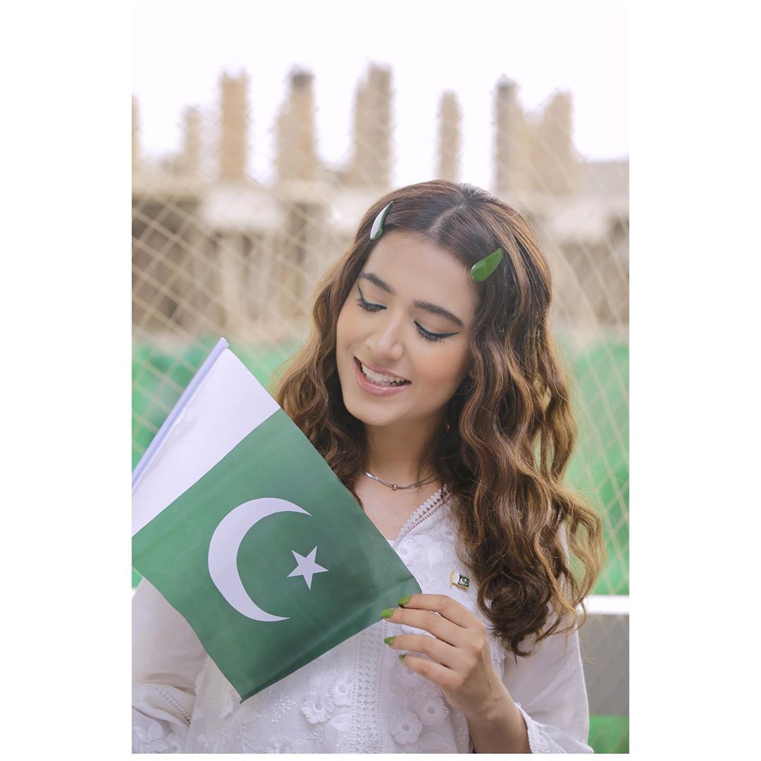 Pakistani Celebrities Pictures from independence Day