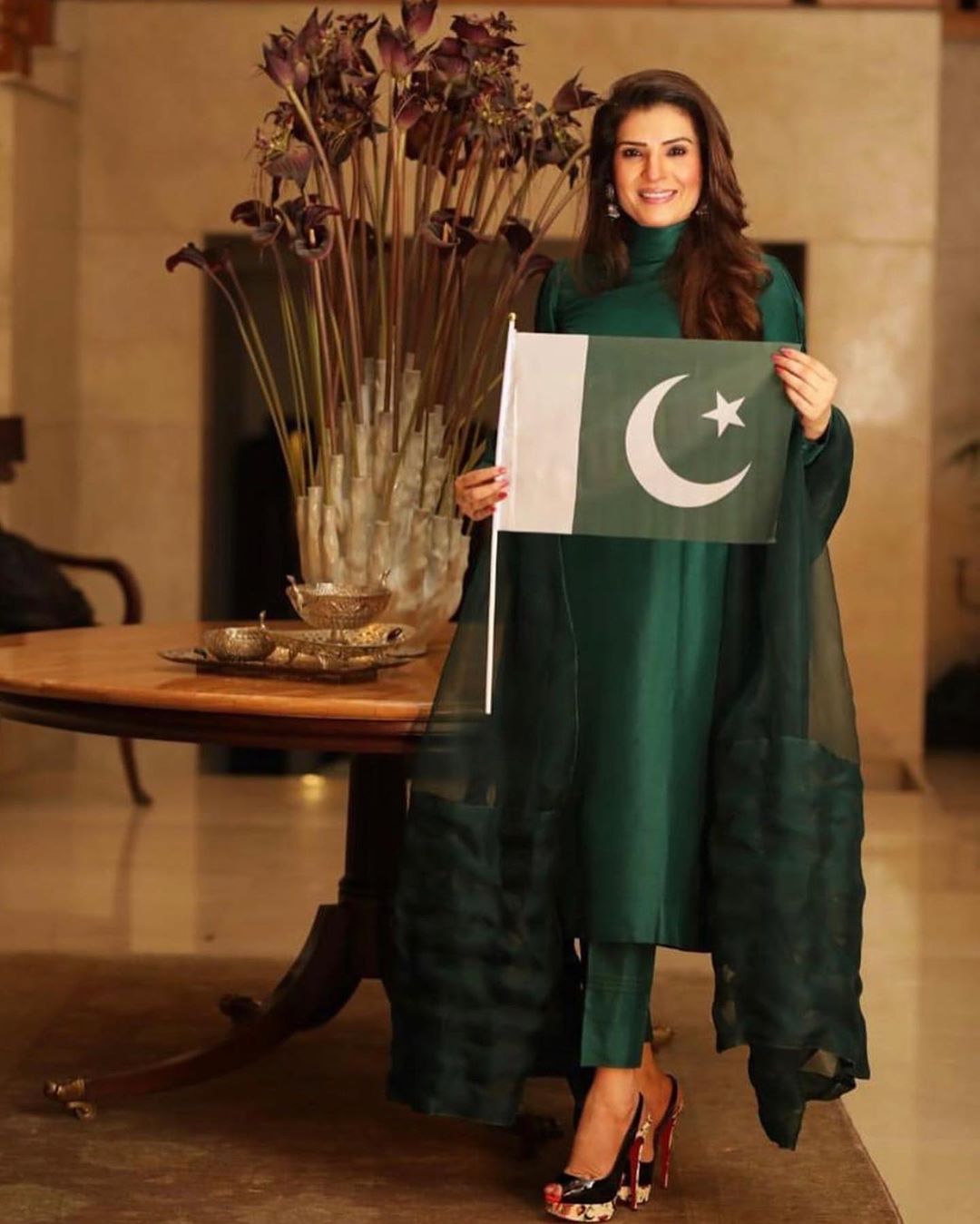 Pakistani Celebrities Pictures from independence Day