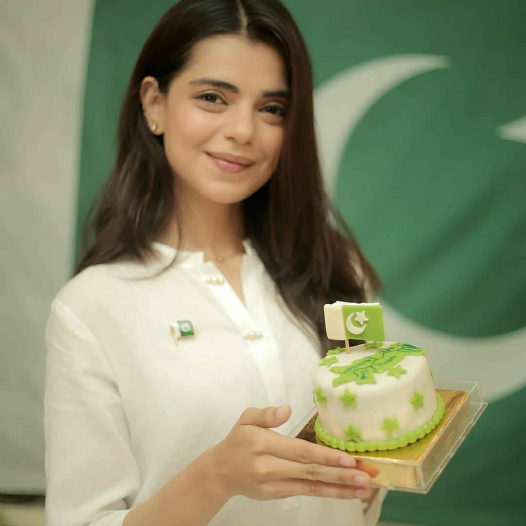 Pakistani Celebrities Pictures from independence Day