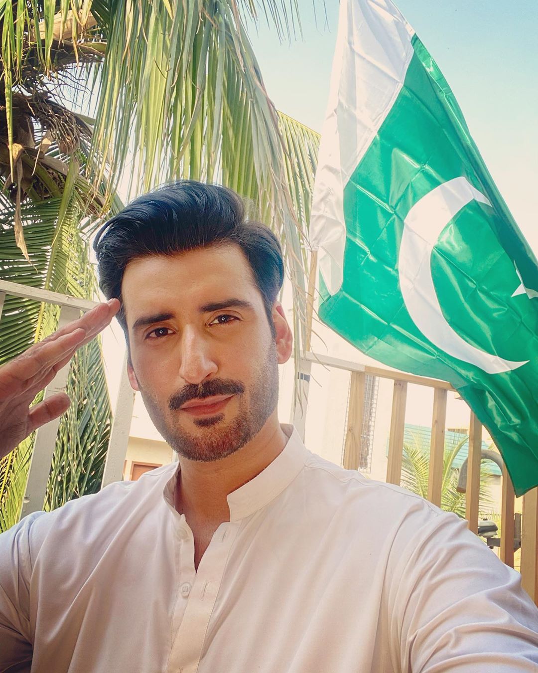 Independence Day Pictures of Pakistani Showbiz Celebrities