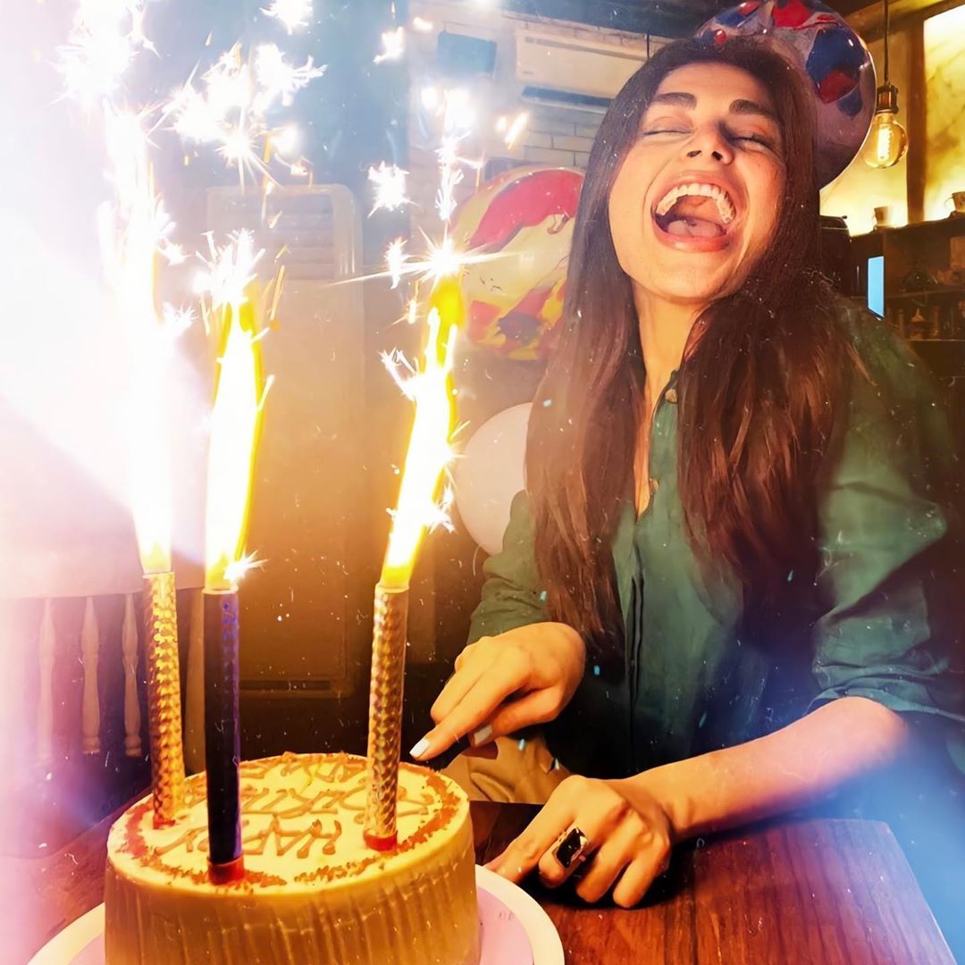 Sadaf Kanwal Celebrating her Birthday with Shahroz - Pictures
