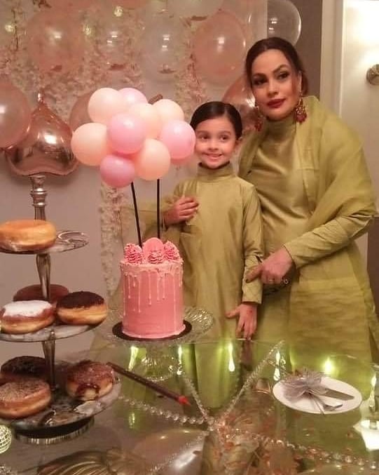 Sadia Imam Beautiful Daughter Meerab Birthday Pictures