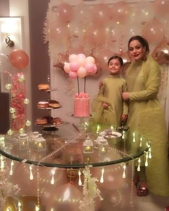 Sadia Imam Beautiful Daughter Meerab Birthday Pictures