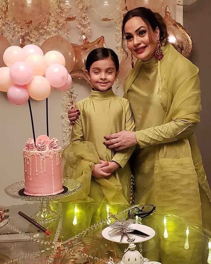 Sadia Imam Beautiful Daughter Meerab Birthday Pictures