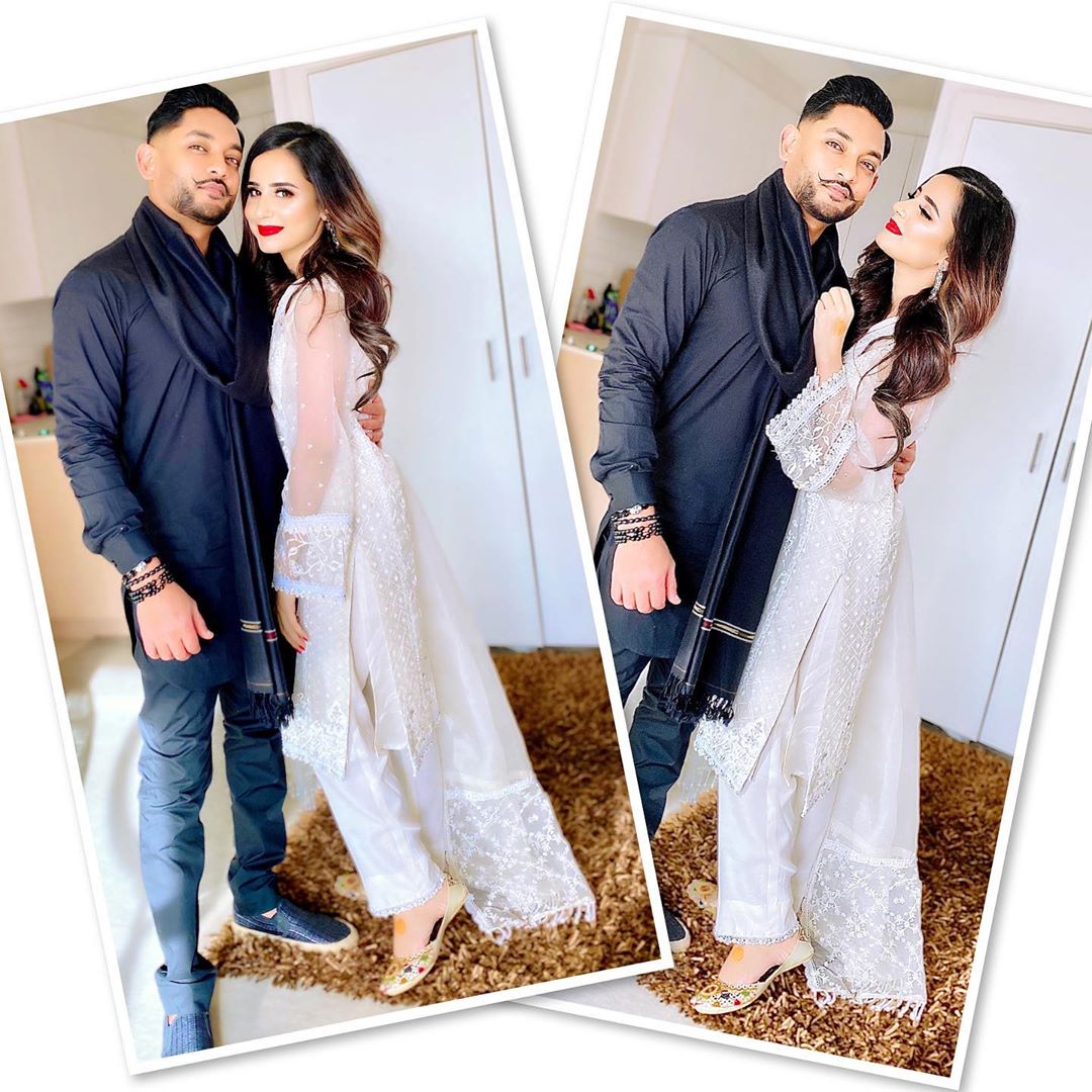 Saniya Shamshad Eid Pictures with her Husband