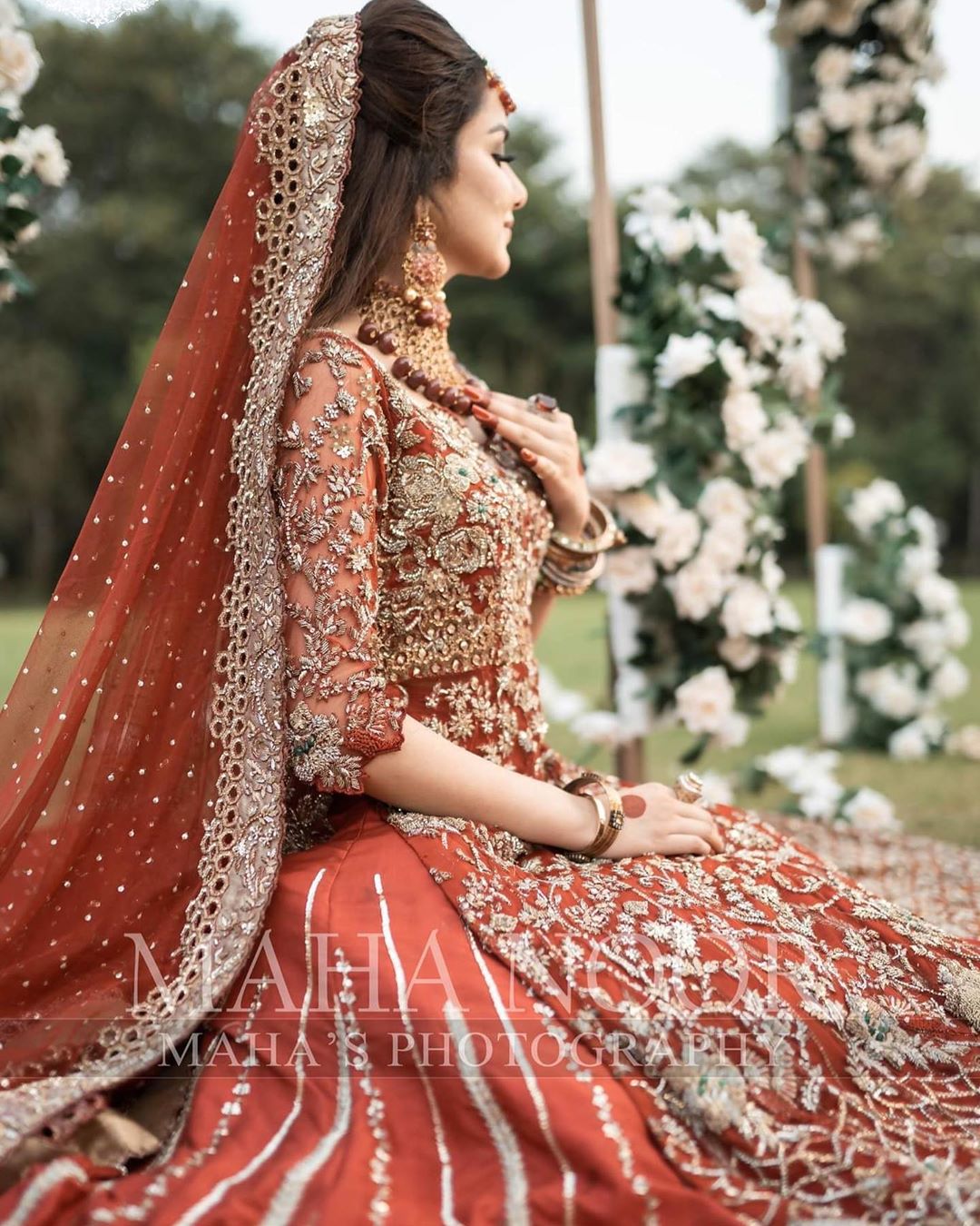 Syeda Tuba Aamir Beautiful Bridal Photo Shoot