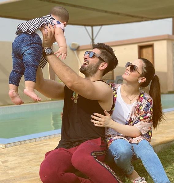 Aiman Khan Celebrates First Birthday Of Her Daughter Amal