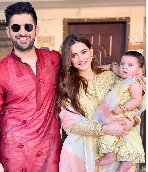 Aiman Khan Celebrates First Birthday Of Her Daughter Amal