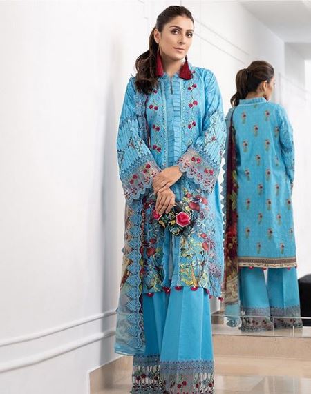 Ayeza Khan In The Latest Lawn Collections