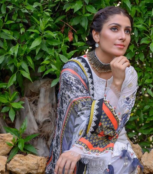 Ayeza Khan In The Latest Lawn Collections