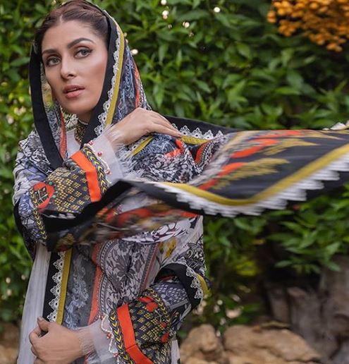 Ayeza Khan In The Latest Lawn Collections