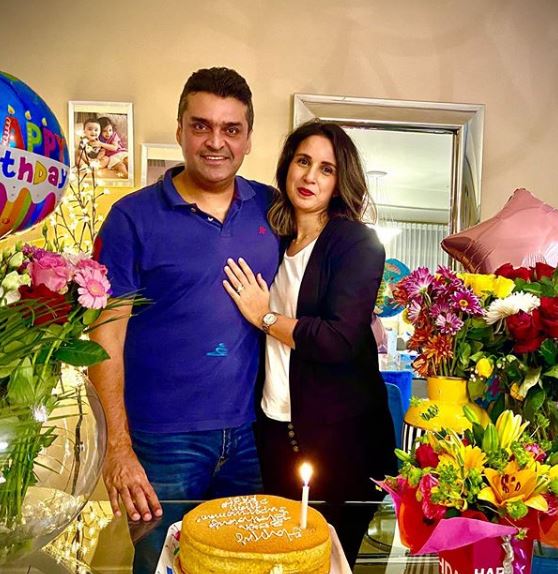 Fakhar-e-Alam Surprises His Wife Dounia On Her 35th Birthday