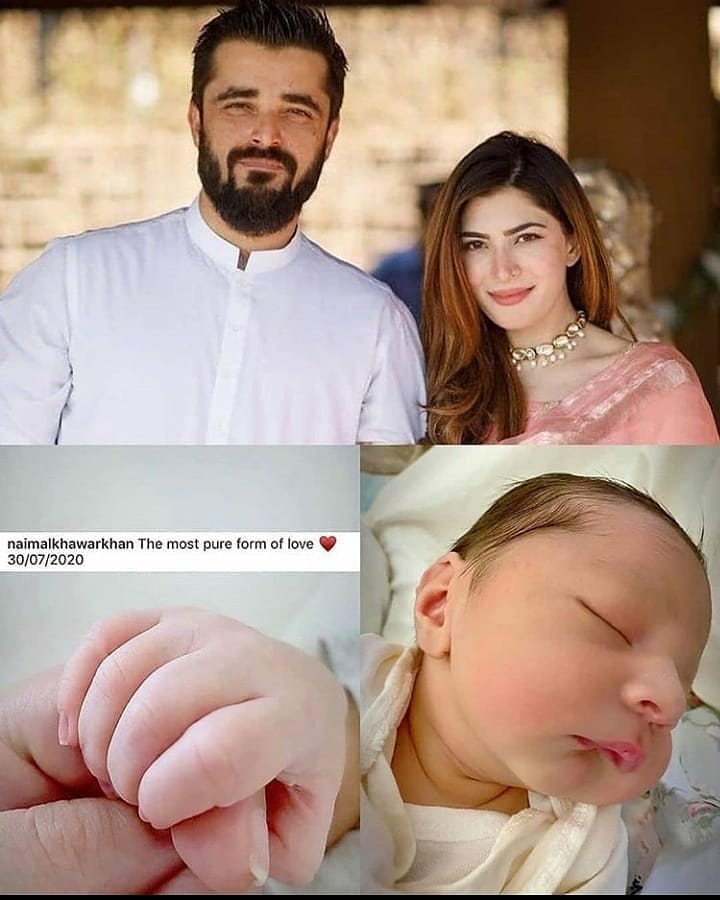 Hamza Ali Abbasi and Naimal Khawar New Born Son Pictures