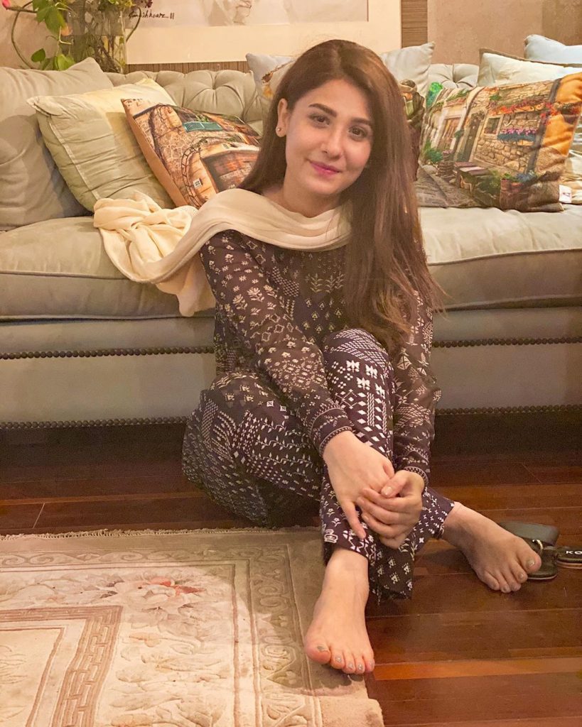 Latest Pictures of Hina Agha in Eastern Dresses After Marriage