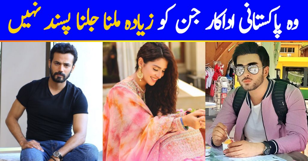 Pakistani Actors Who Do Not Like To Socialize