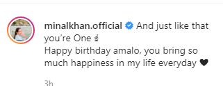 Aiman Khan Celebrates First Birthday Of Her Daughter Amal