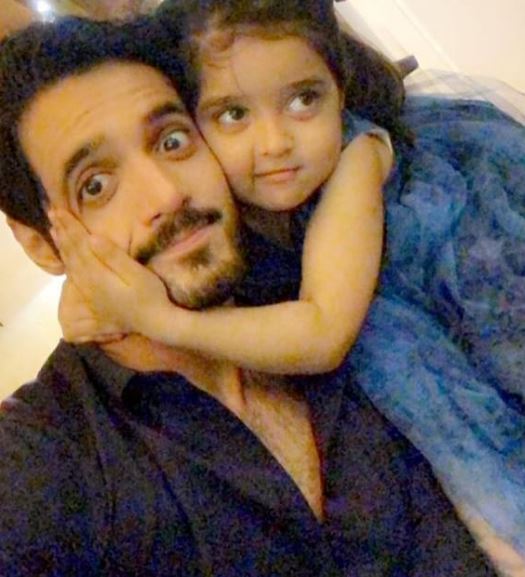 Latest Pictures Of Actor Wahaj Ali With His Daughter Amirah