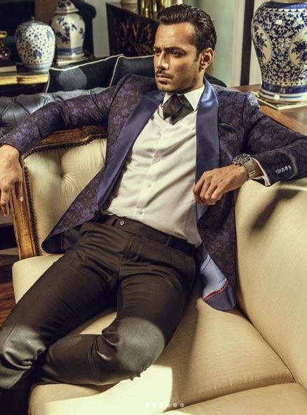 Zahid Ahmed In Luxury Evening Wear Collection By Emraan Rajput