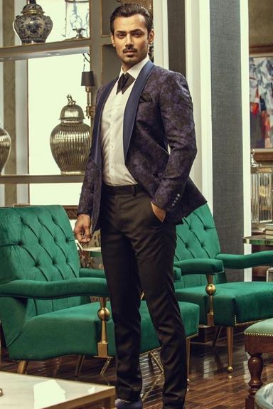 Zahid Ahmed In Luxury Evening Wear Collection By Emraan Rajput ...