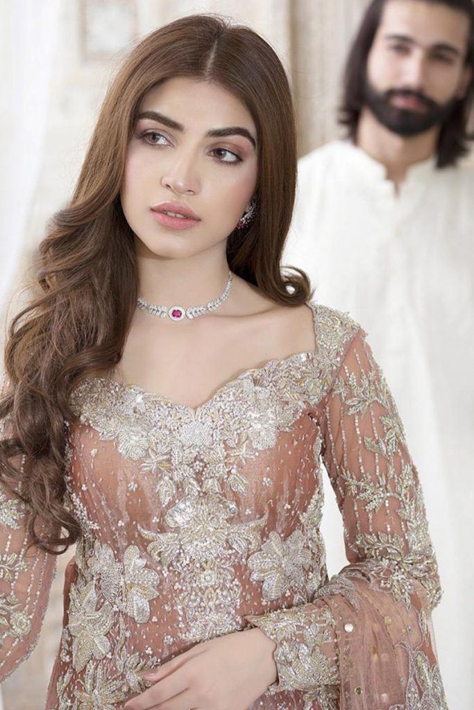 Kinza Hashmi Latest Shoot For Nikkah Collection