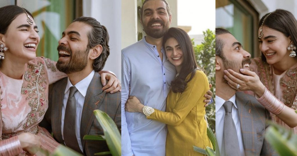 Beautiful Pictures Of Saheefa Jabbar With Her Husband