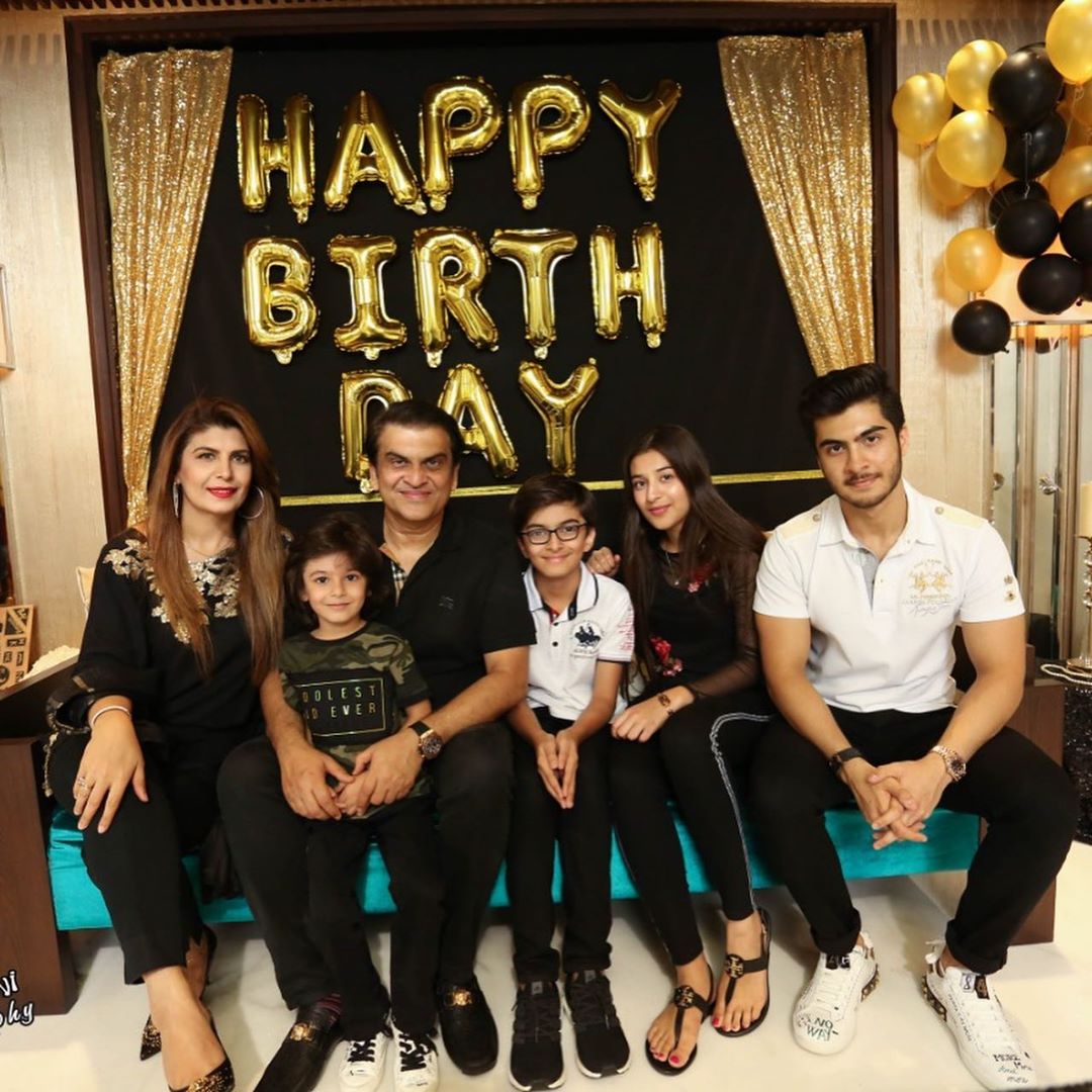 Famous Drama Producer Abdullah Kadwani with his Family