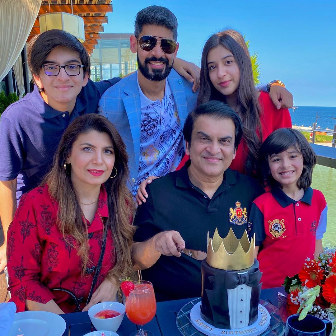 Famous Drama Producer Abdullah Kadwani with his Family