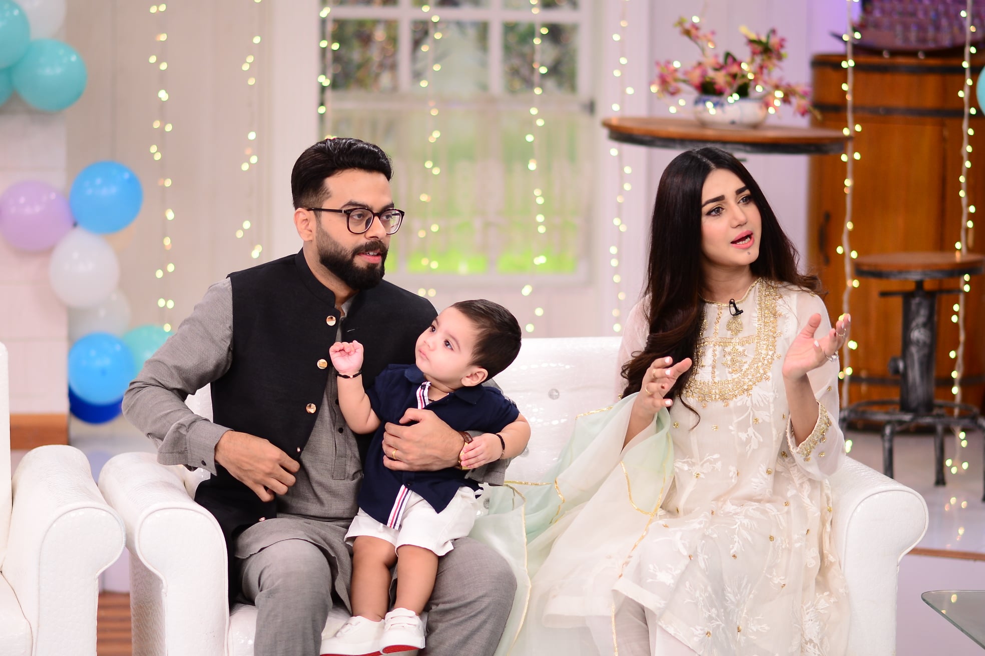 Anum Fayaz Son First Birthday Celebration in Nida Yasir Morning Show