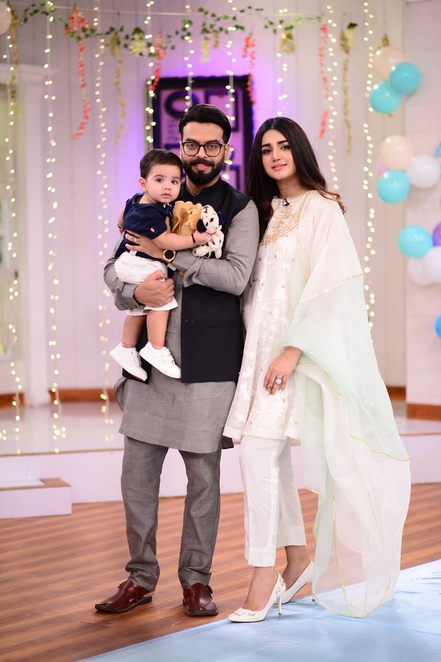 Anum Fayaz Son First Birthday Celebration in Nida Yasir Morning Show