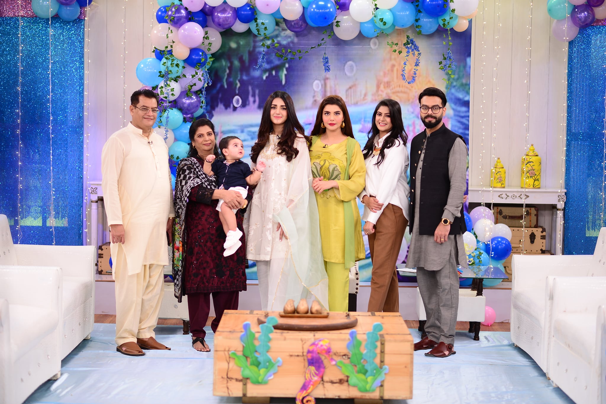 Anum Fayaz Son First Birthday Celebration in Nida Yasir Morning Show