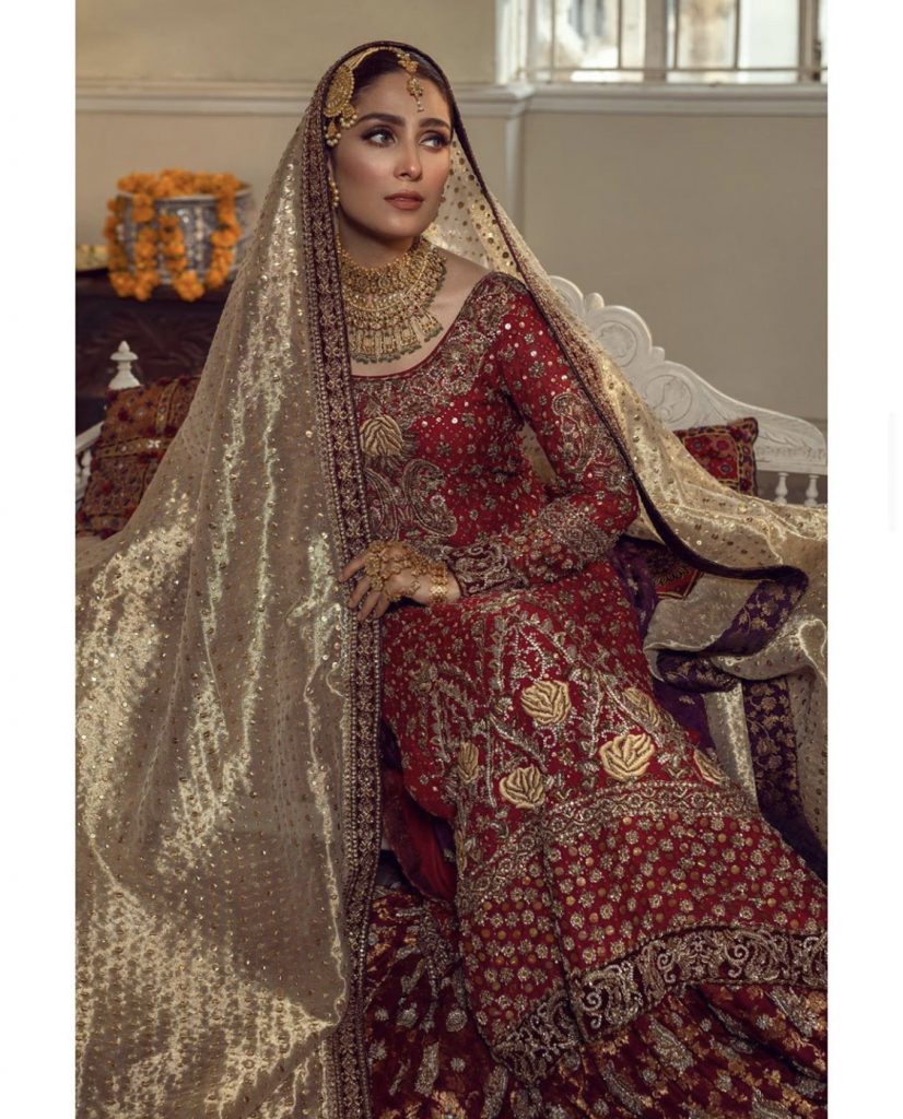 Stunning Bridal Photoshoot Of Ayeza Khan