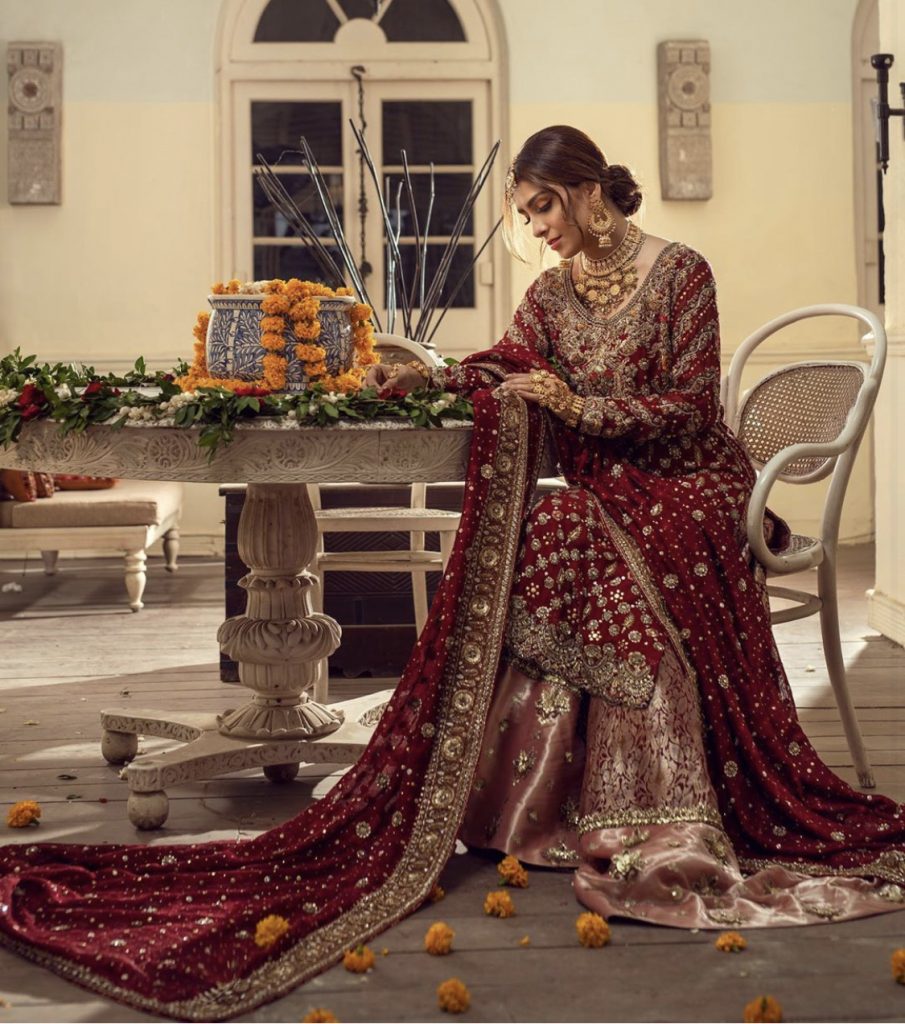 Stunning Bridal Photoshoot Of Ayeza Khan