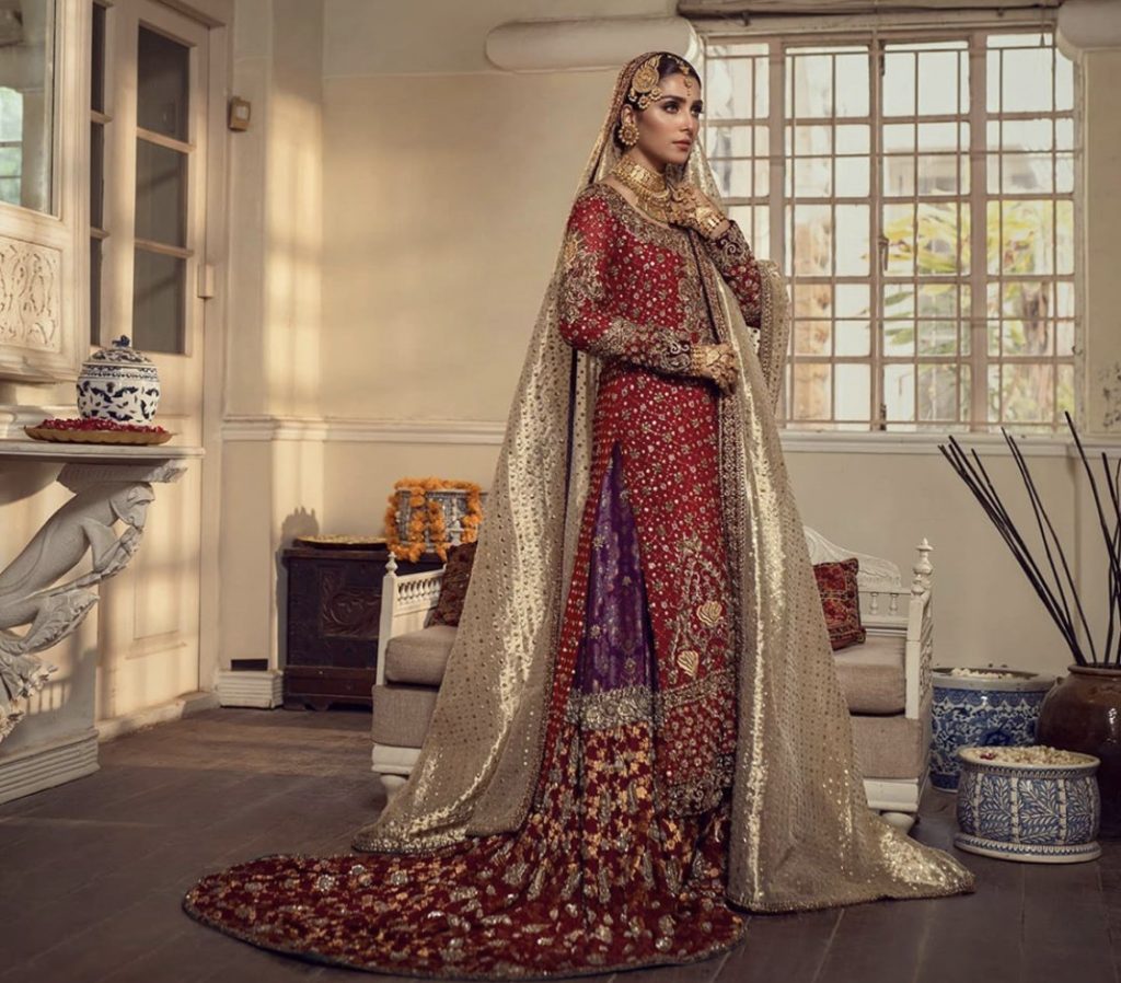 Stunning Bridal Photoshoot Of Ayeza Khan