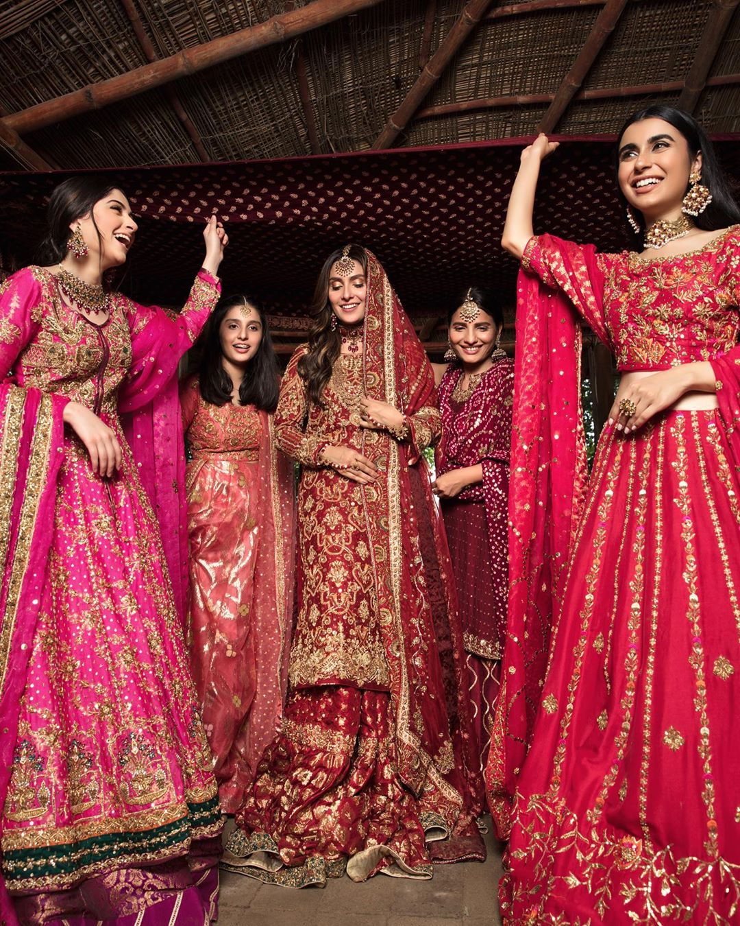 Ayeza Khan is Looking Stunning in Recent Bridal Dress Photo Shoot for Ansab Jahangir