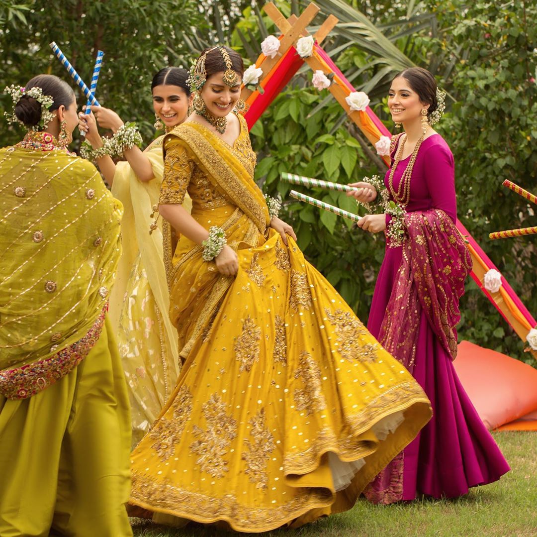 Ayeza Khan is Looking Gorgeous in Yellow Dress in Her Shoot