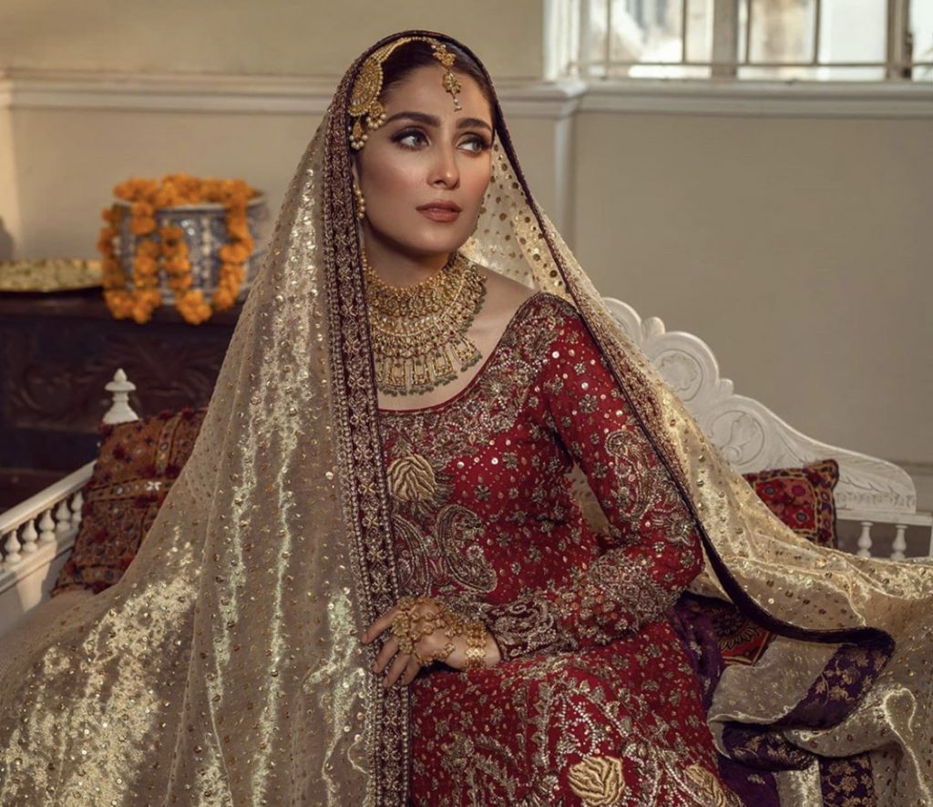 Stunning Bridal Photoshoot Of Ayeza Khan